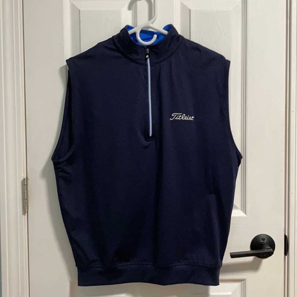 Titleist FootJoy half zip athletic vest size s